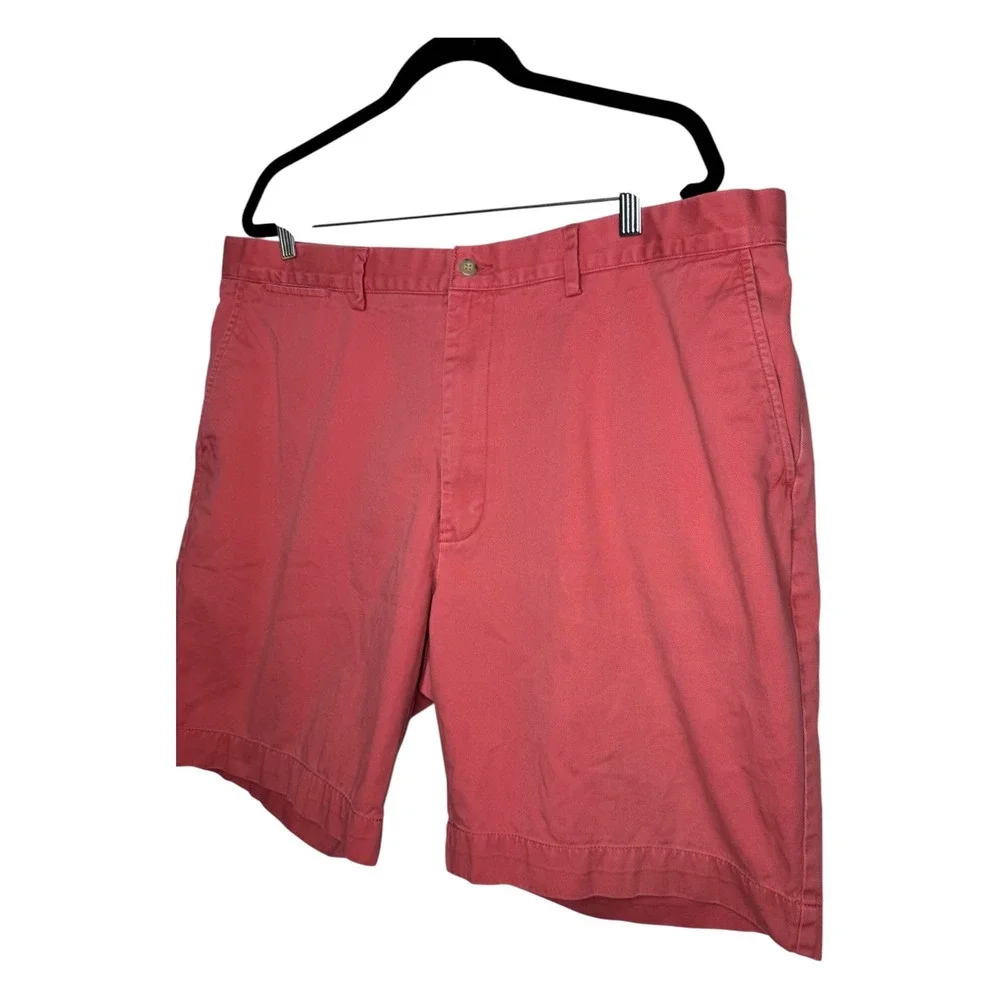 Polo Ralph Lauren Prospect Shorts Men 42 Coral Pink Salmon Cotton Chino 9 Inseam